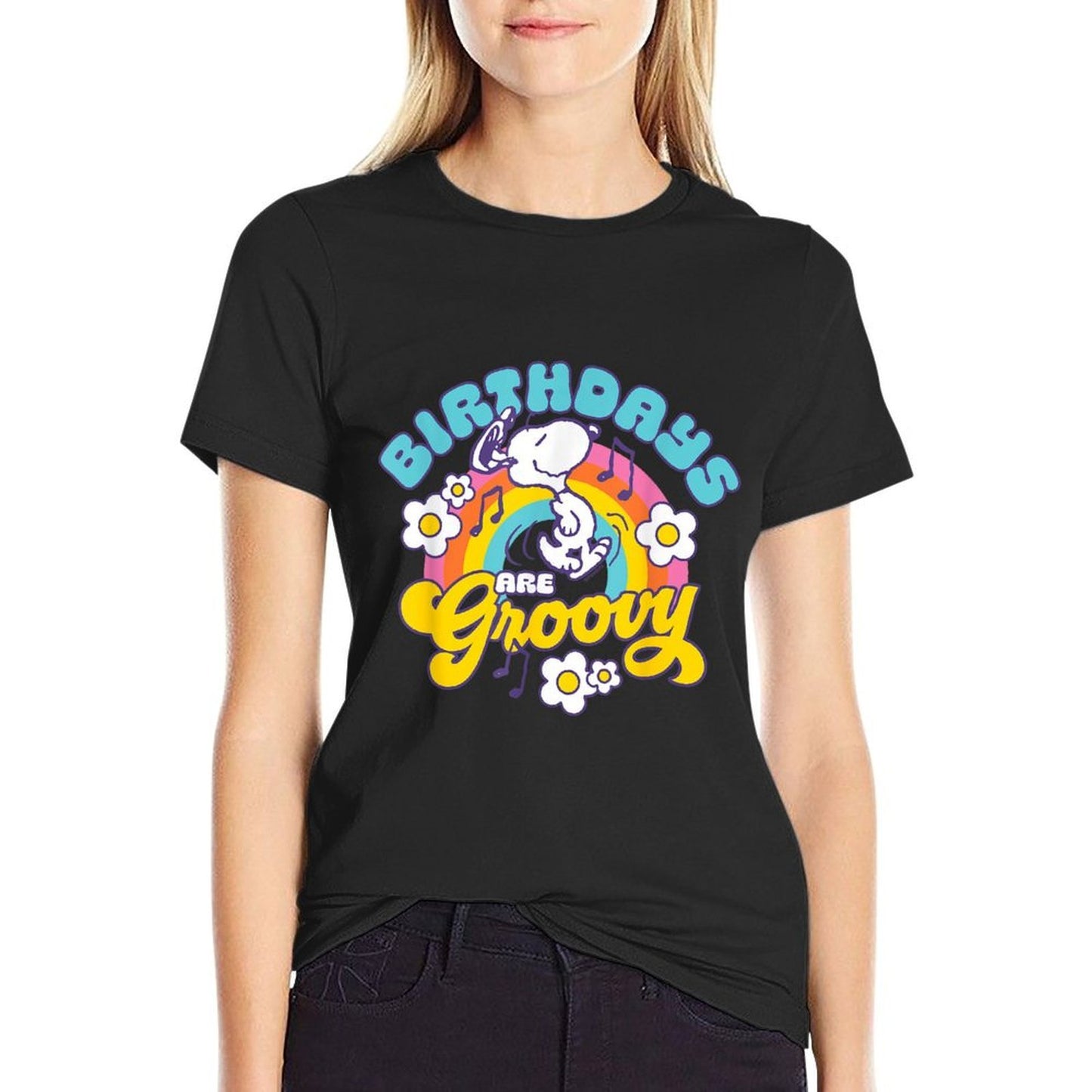 Peanuts - Birthdays Are Groovy Soft T-Shirt