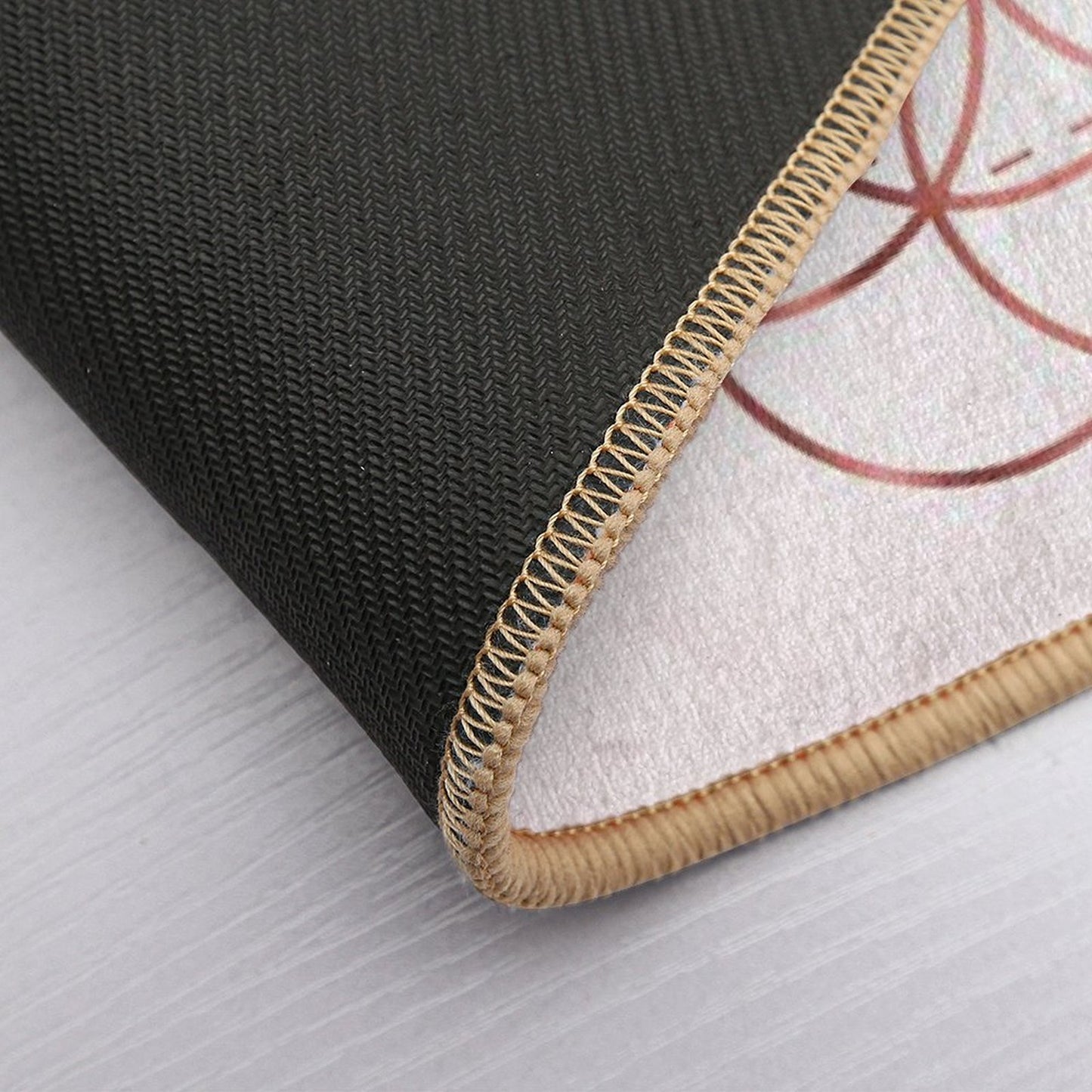 Rose Gold Flower of Life Slip-Resistant Bath Mat