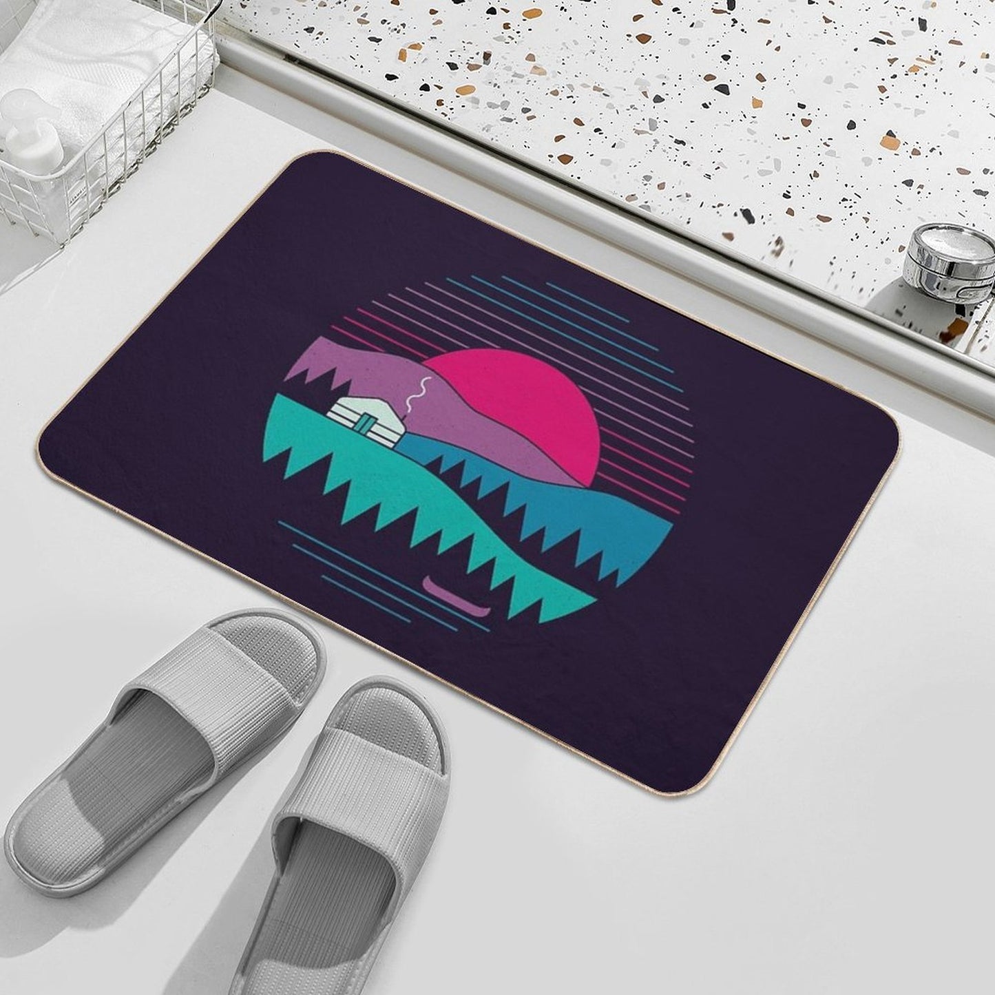 Back to Basics Slip-Resistant Bath Mat