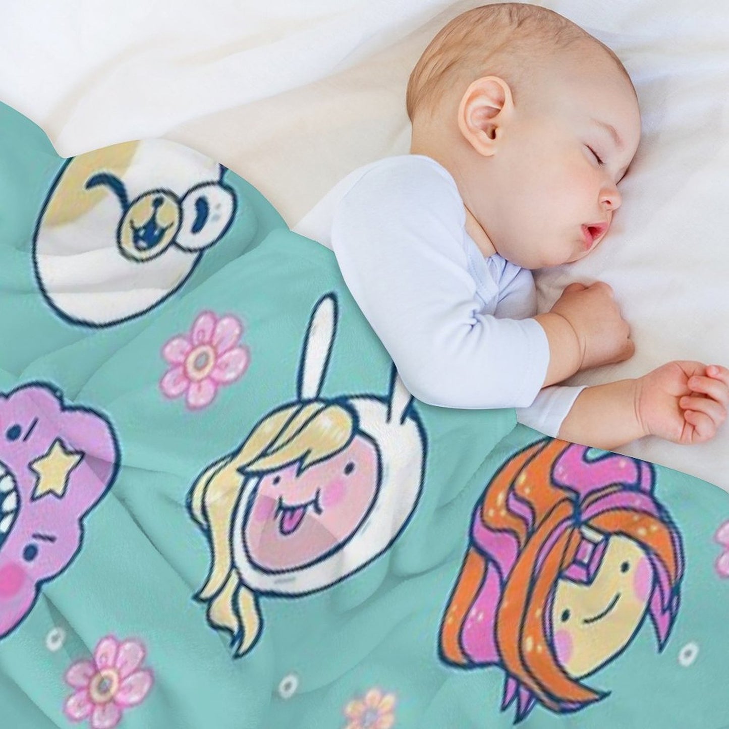 Adventure Time Friends 1 Compact Throw Blanket