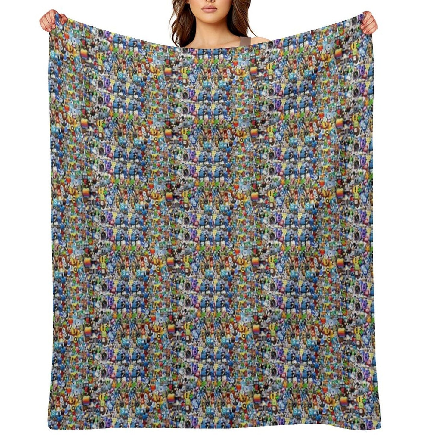 Free Shrink-resistant Throw Blanket