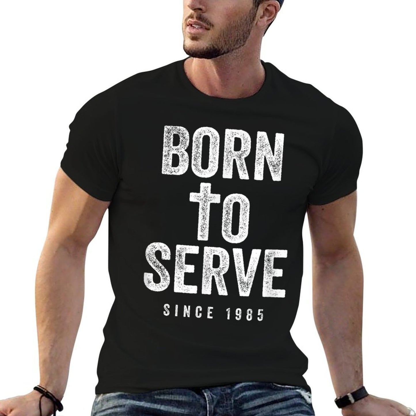 40 Year Old Christian Jesus And God 1985 40th Birthday Eco-friendly Material T-Shirt