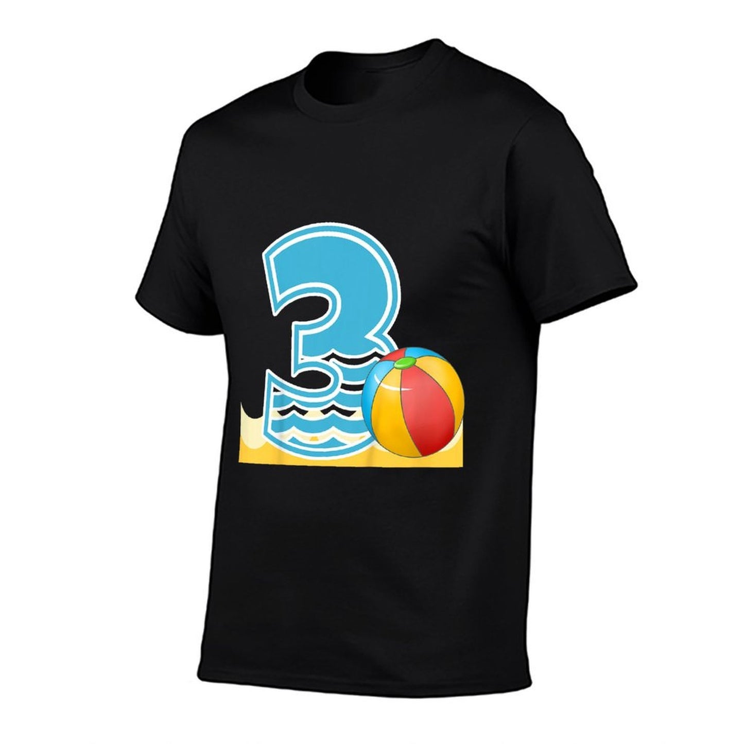 Kids Beach Ball 3rd Birthday Pool Party 3 Year Old Beach Ball Classic T-Shirt