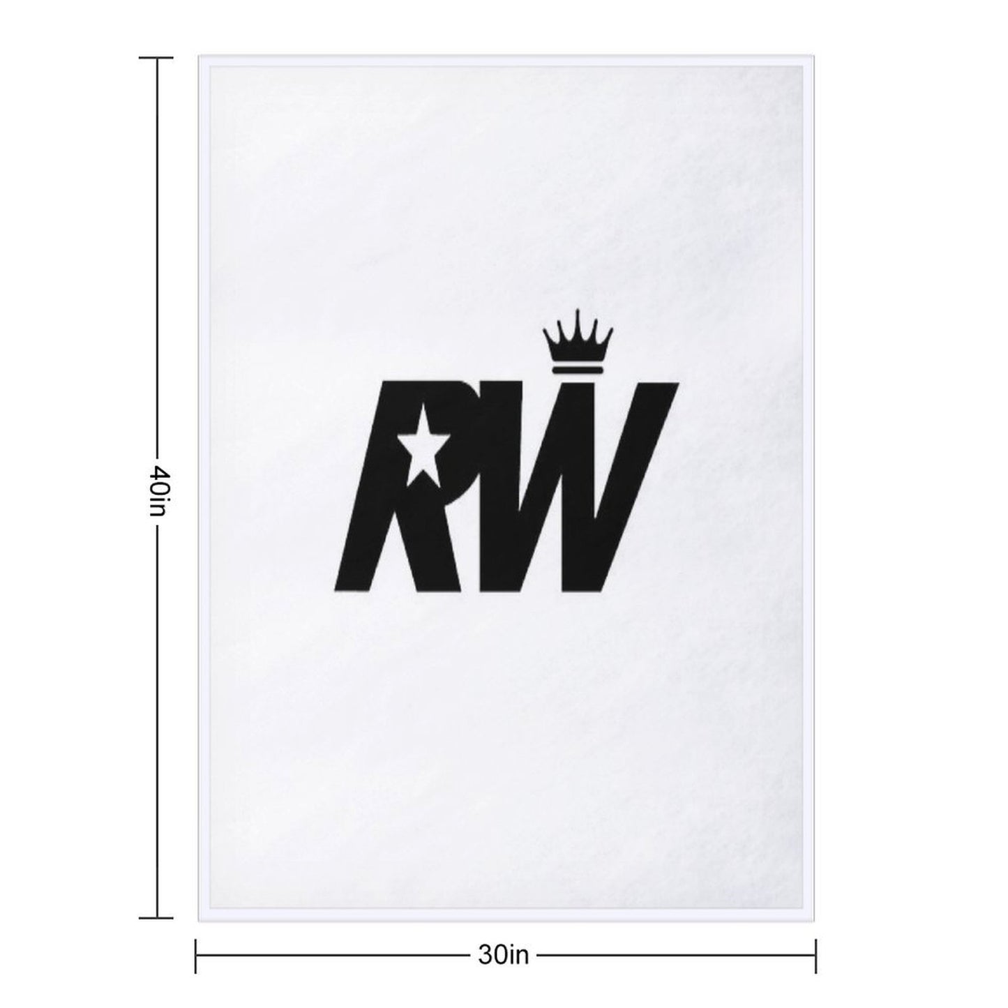 Robbie Williams 2025 Tour RW Live Concert Sustainable Throw Blanket