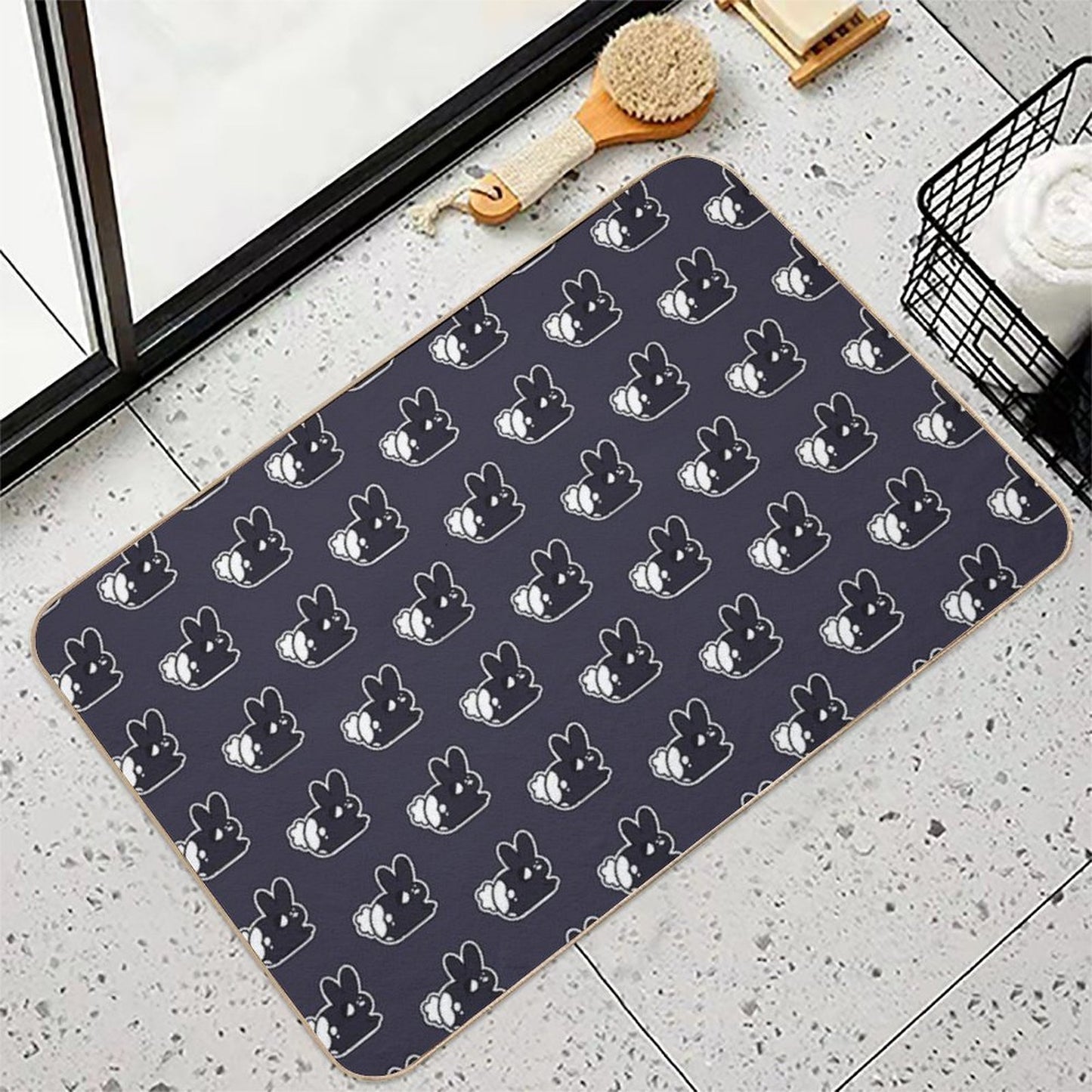 Bunny Pet-Safe Bath Mat