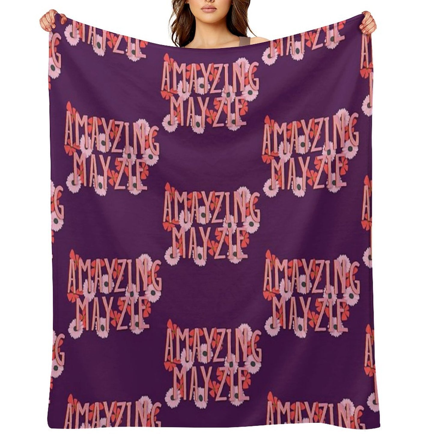 Amayzing Mayzie Suessical Seussical The Musical Broadway Song Floral Shrink-resistant Throw Blanket