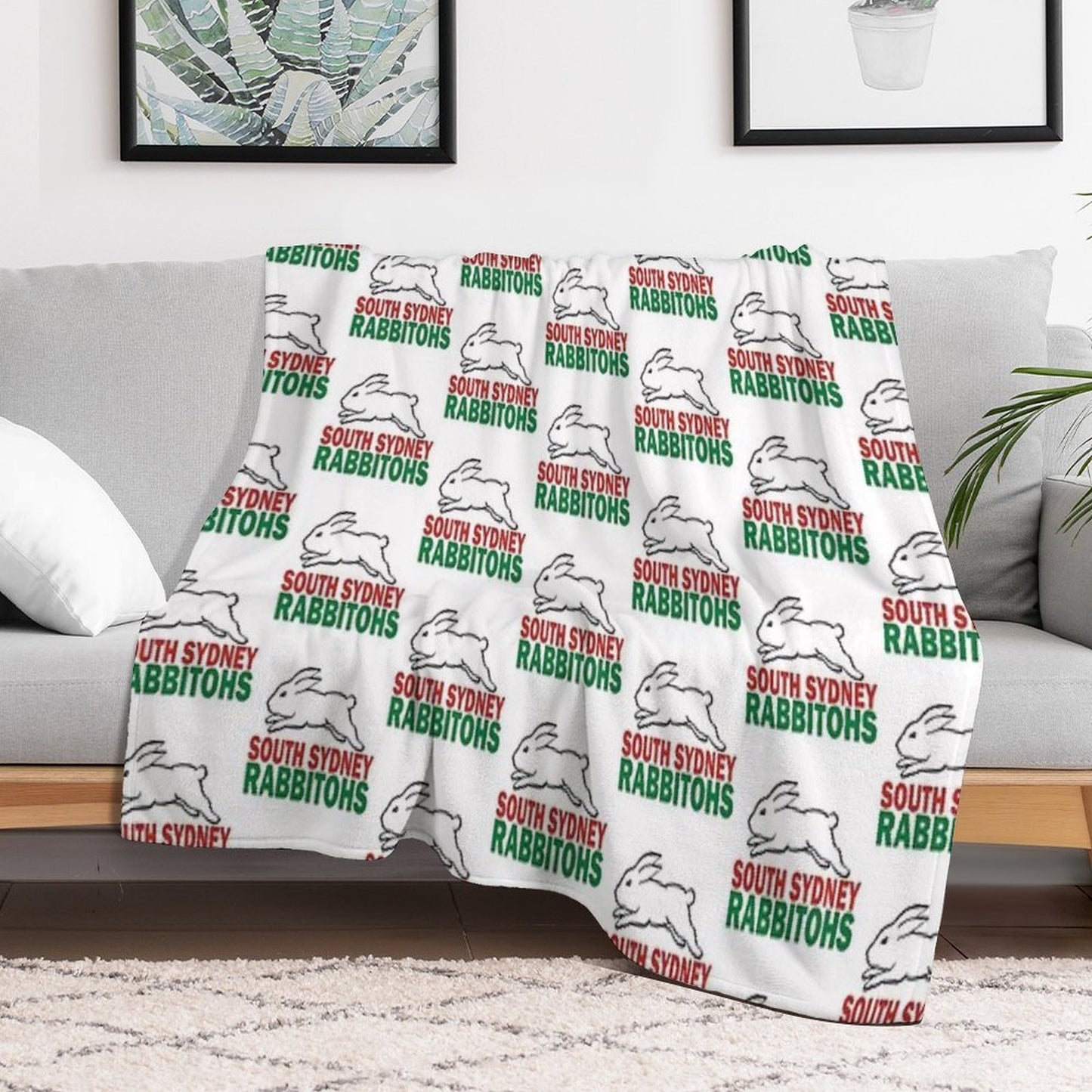 South Sydney Rabbitohs Versatility Throw Blanket