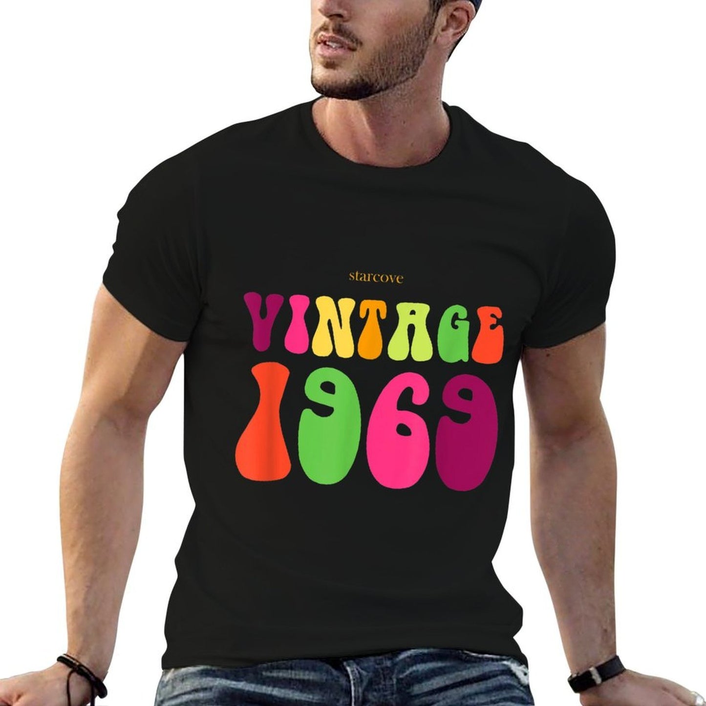 50th Birthday Tshirt, Gift Vintage 1969 Born in 50 Years Versatile T-Shirt