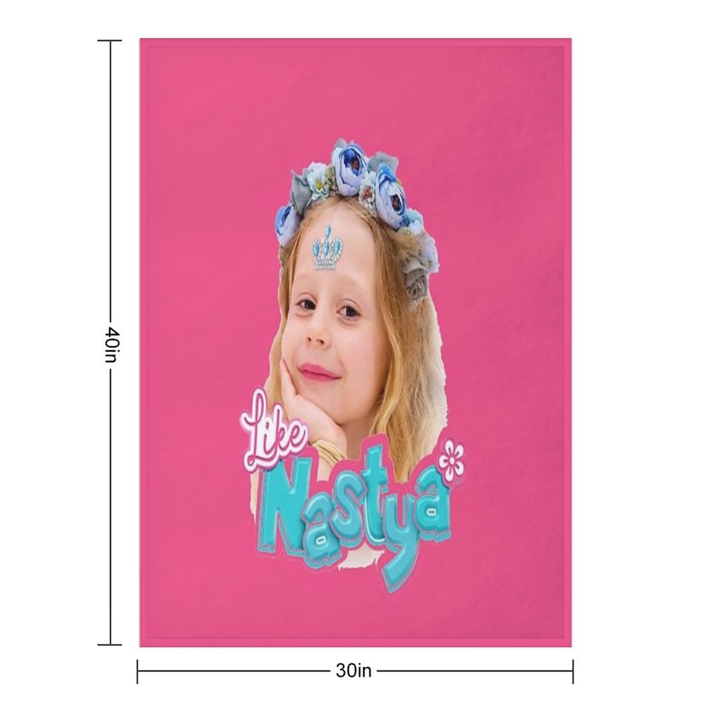 Like Nastya Girl Gift-ready Throw Blanket