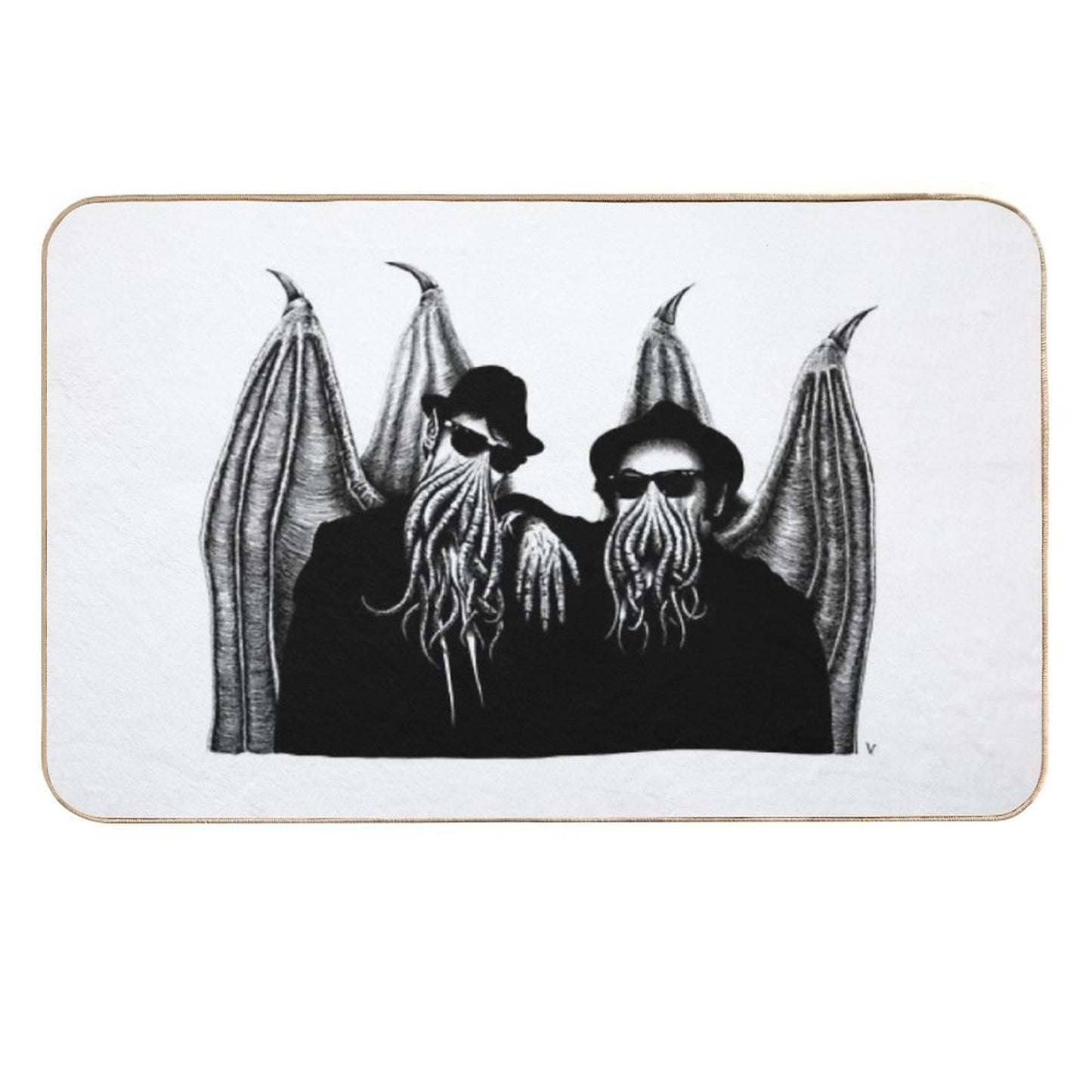 The Cthulhu Brothers Versatile Bath Mat