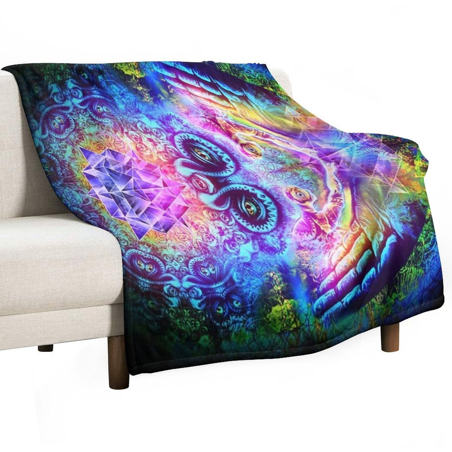 Transition to Butterfly Wrinkle-free Throw Blanket