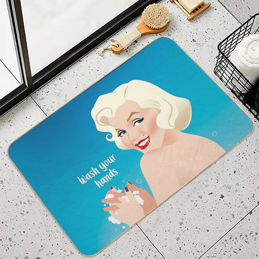 Wash Your Hands  High-Traffic Bath Mat