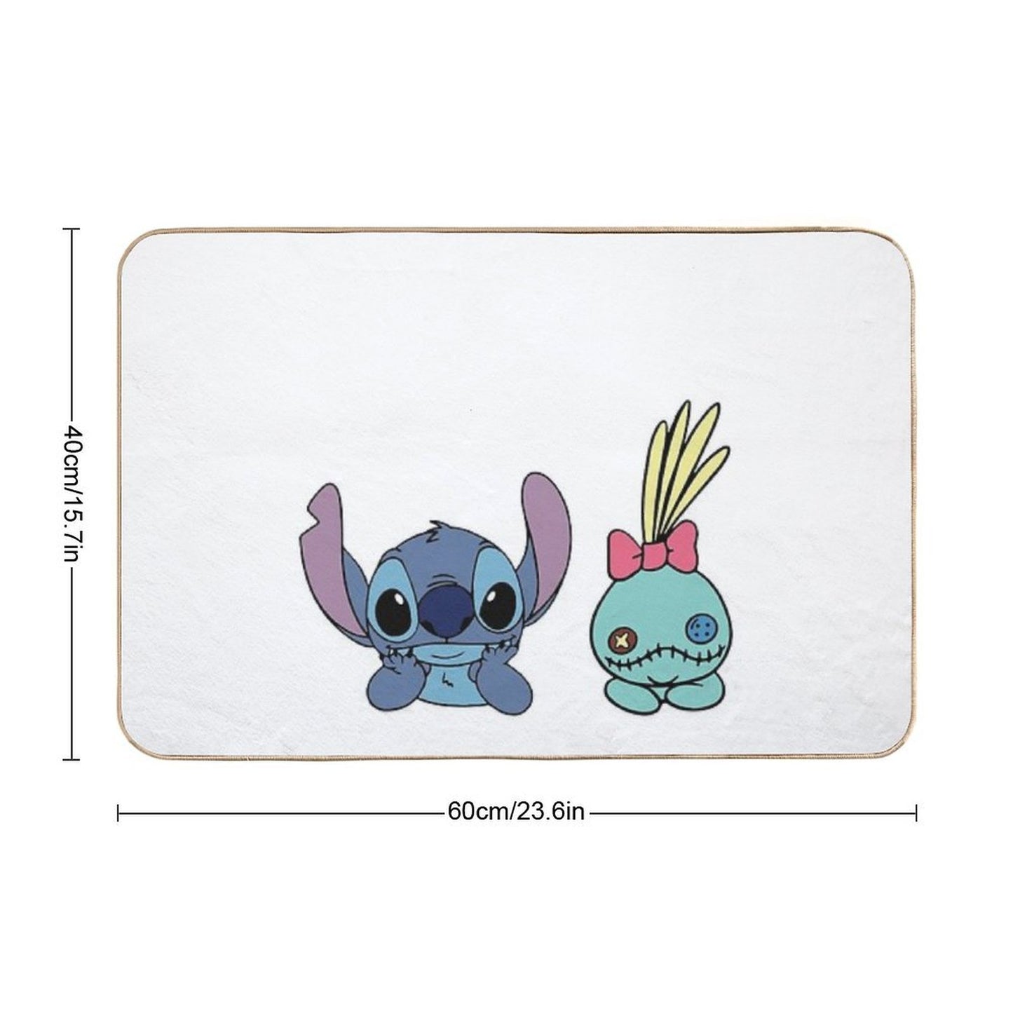 Stitch And Scrump Dirt-Trapping Bath Mat