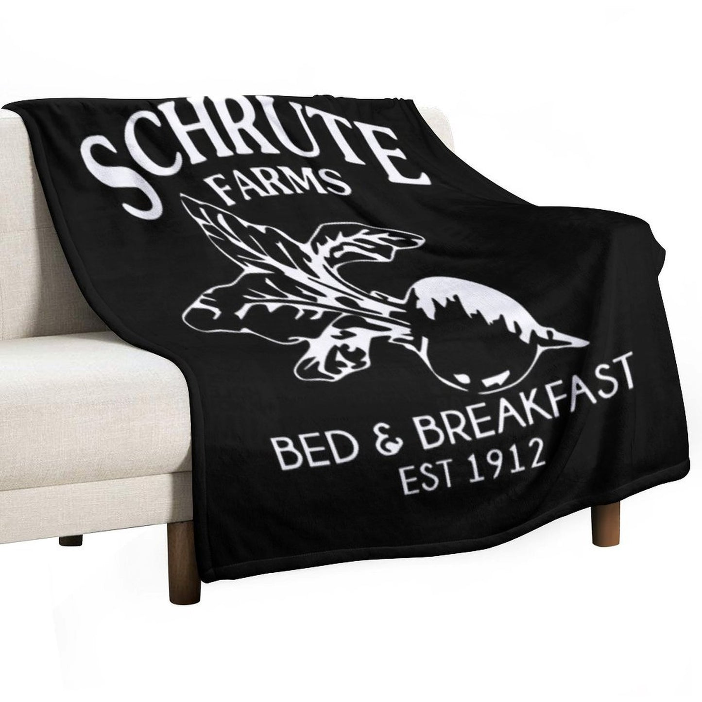 Schrute Farms Bed And Breakfast Machine-washable Throw Blanket