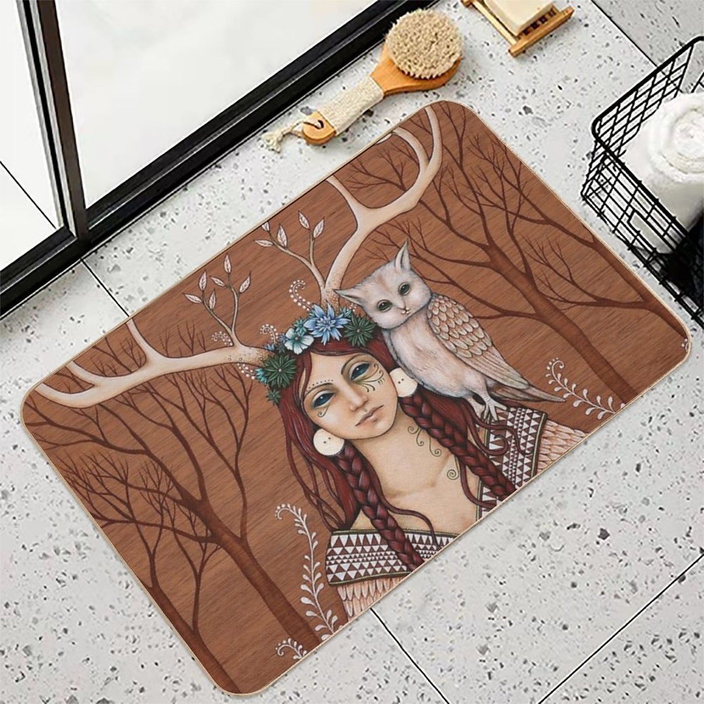Wood Witch Absorbent Bath Mat