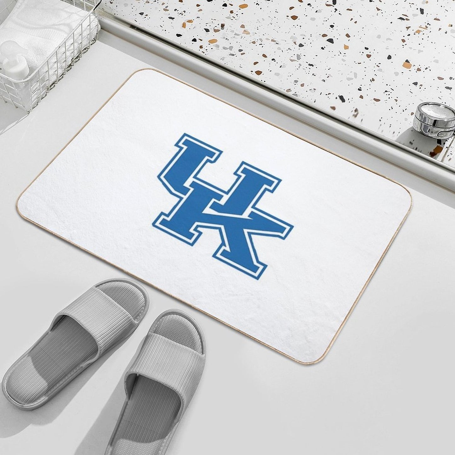 University of Kentucky Logo Long-Lasting Bath Mat