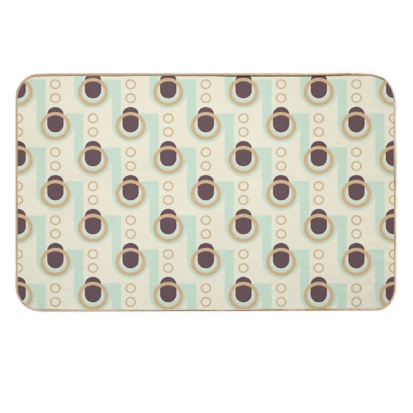 Abstract Geometric Art Pattern Anti-Trip Bath Mat