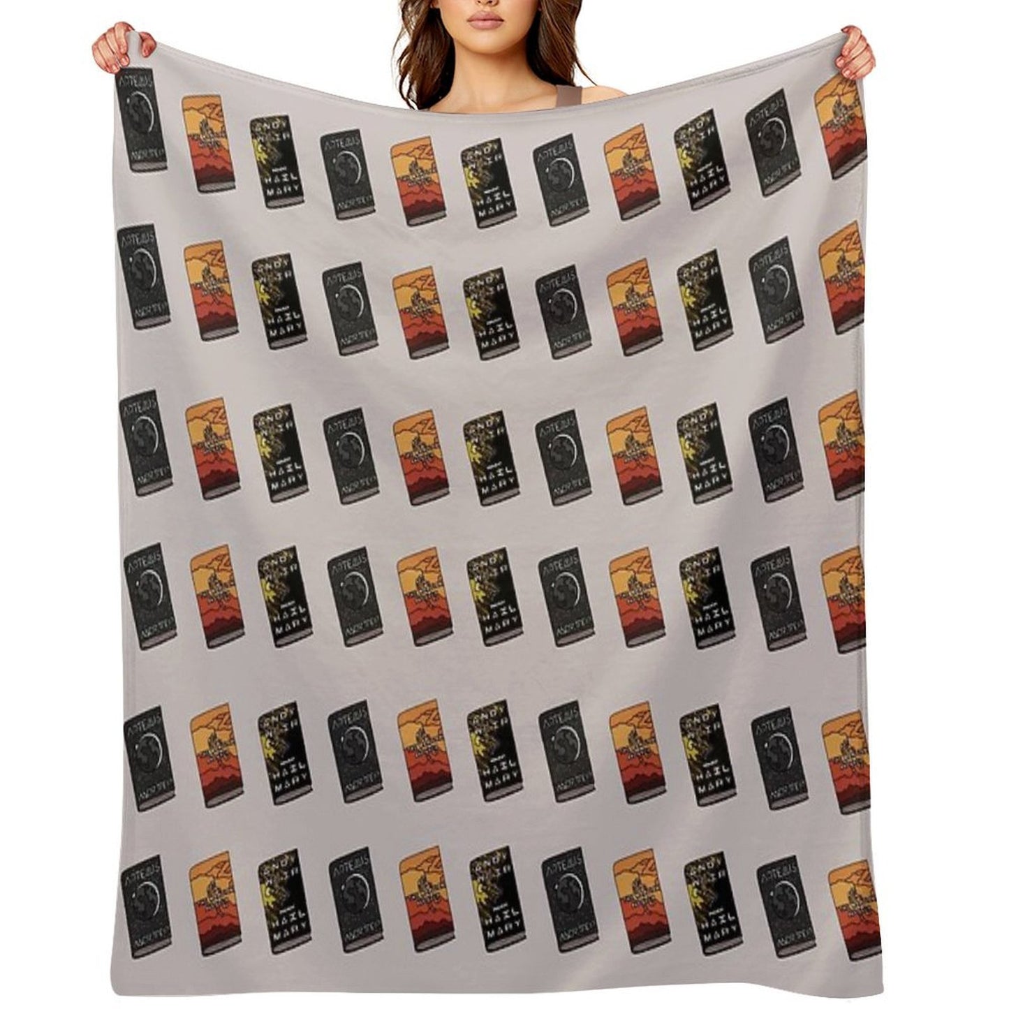 Andy Weir Books Machine-washable Throw Blanket