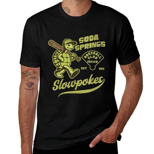Soda Springs Slowpokes Retro Minor League Baseball Club 1953  Graphic-printed T-Shirt