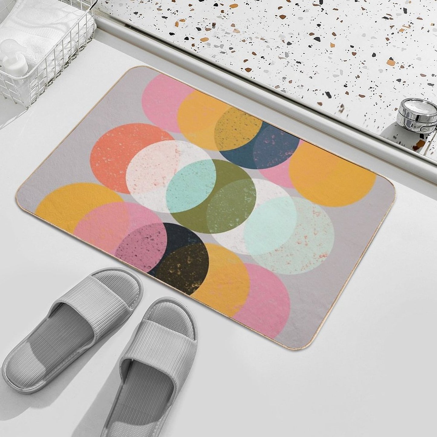 Moods & Moons  Fade-Resistant Bath Mat