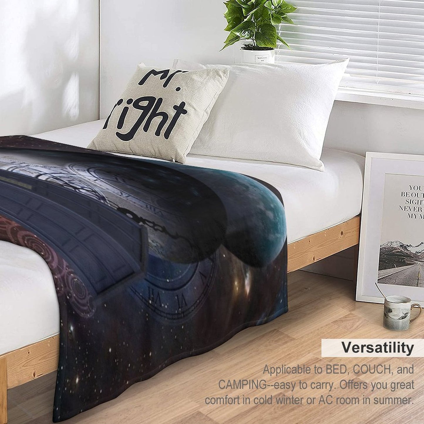Time Flight 2 Premium Throw Blanket
