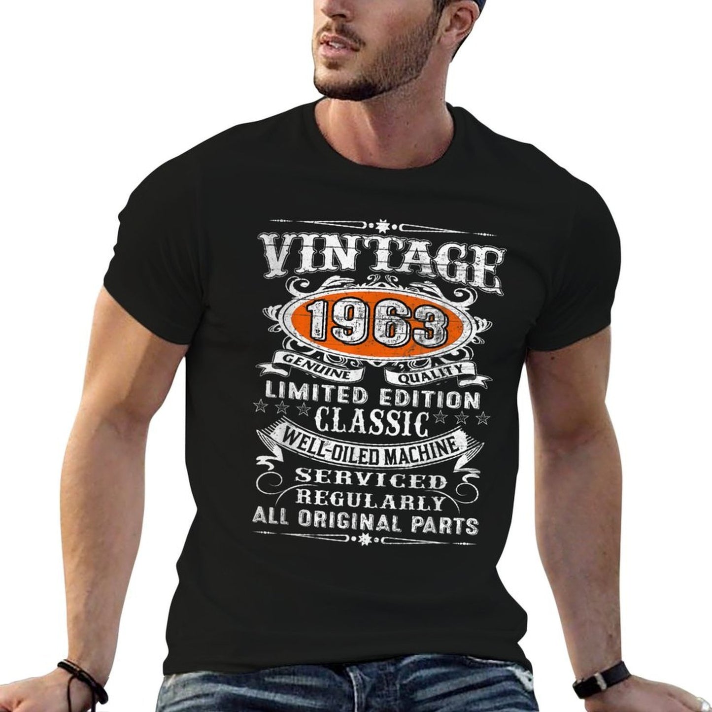 Mens Vintage 1963 Limited Edition Classic 60th Birthday Classic T-Shirt