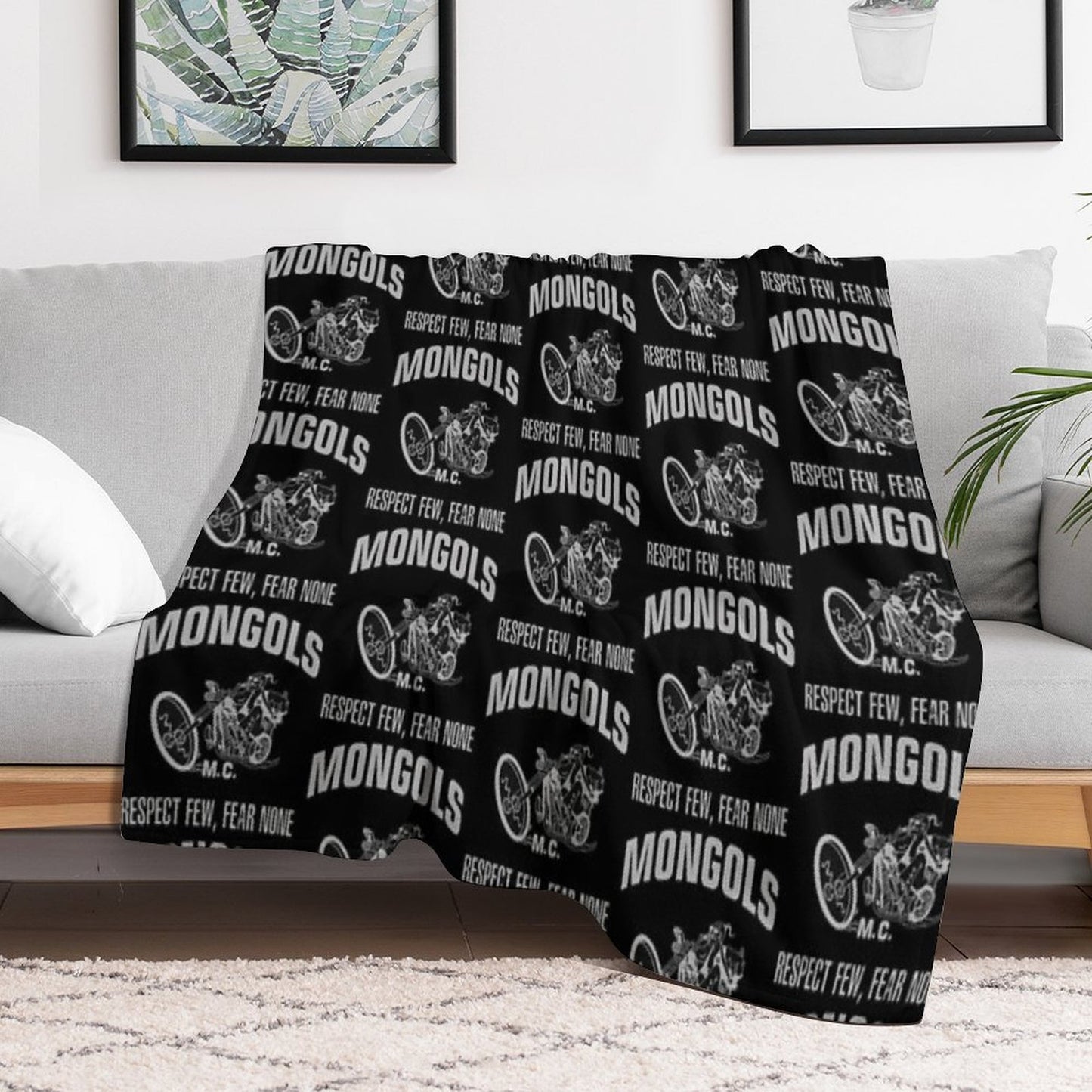 The Mongols Respect Few Easy Care Throw Blanket