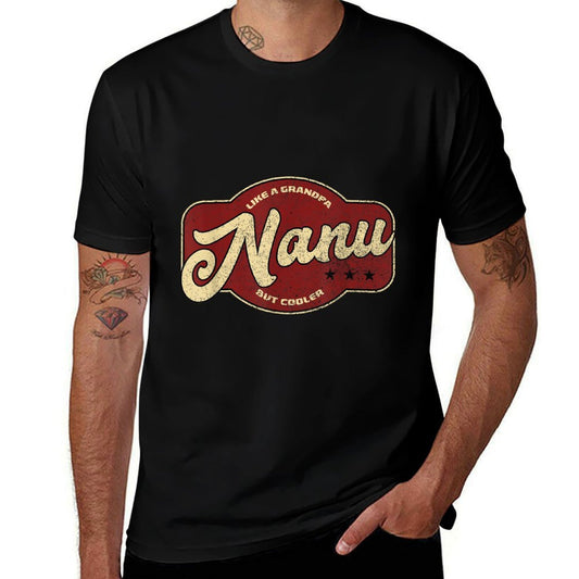 Vintage Nanu Like A Grandpa But Cooler - Indian Grandpa  Soft T-Shirt
