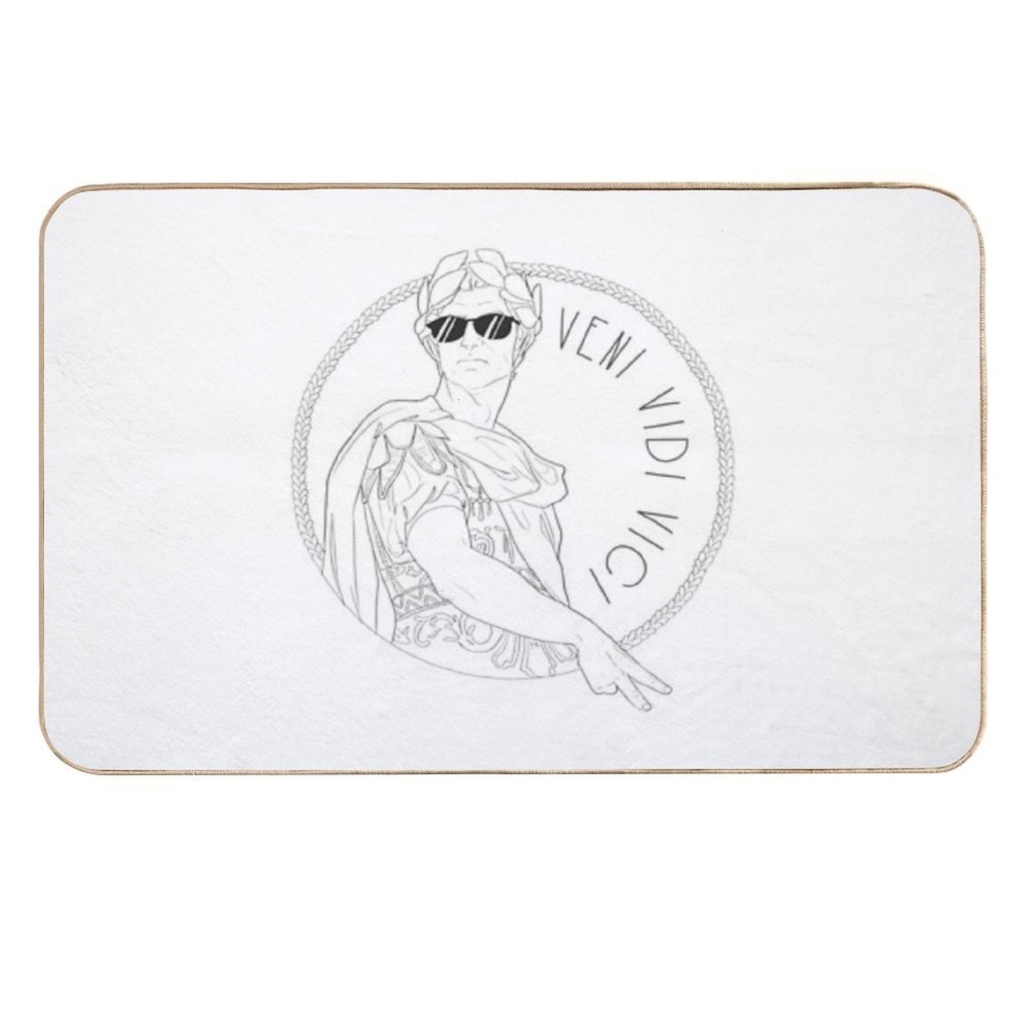 Veni Vidi Vici Rapid-Drying Bath Mat