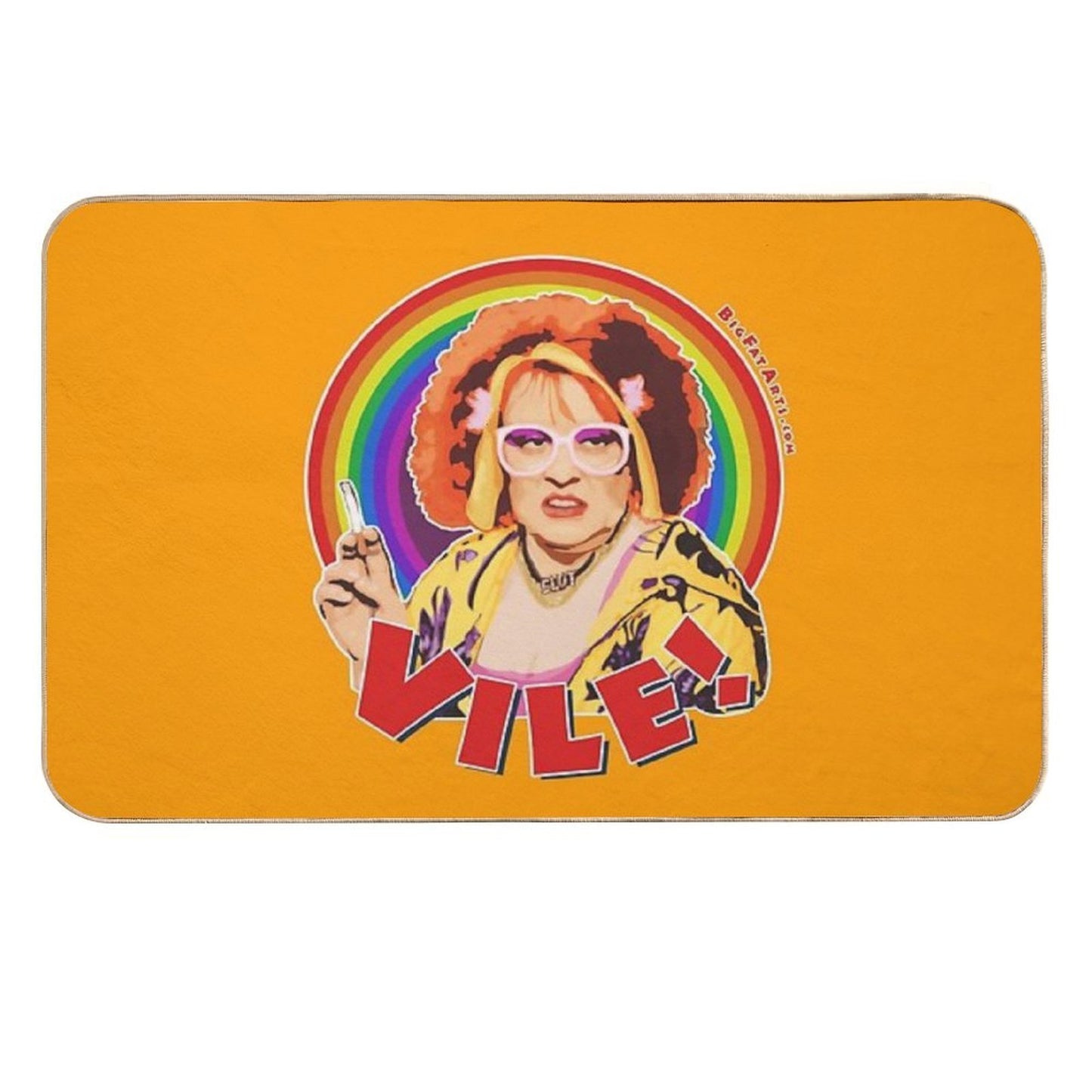 Vile! Easy To Clean Bath Mat
