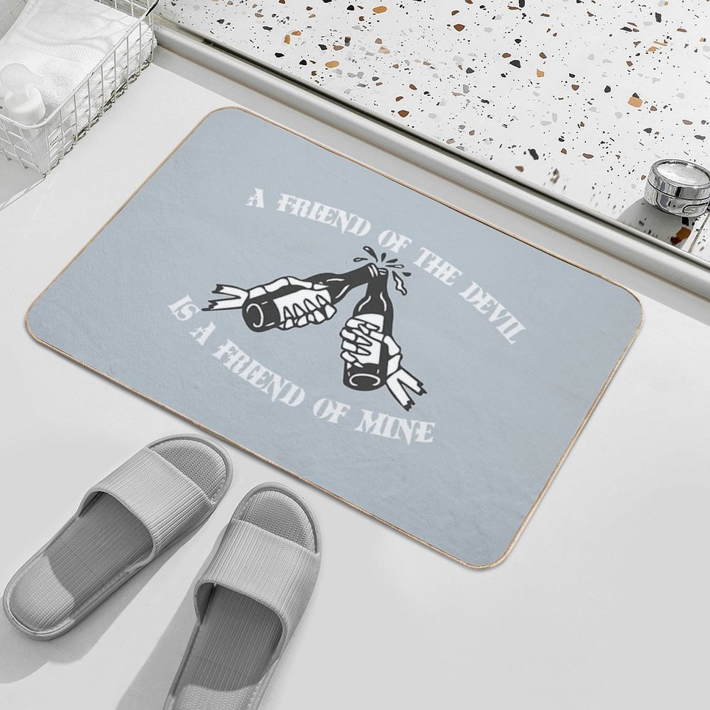Friend of The Devil High-Traffic Bath Mat