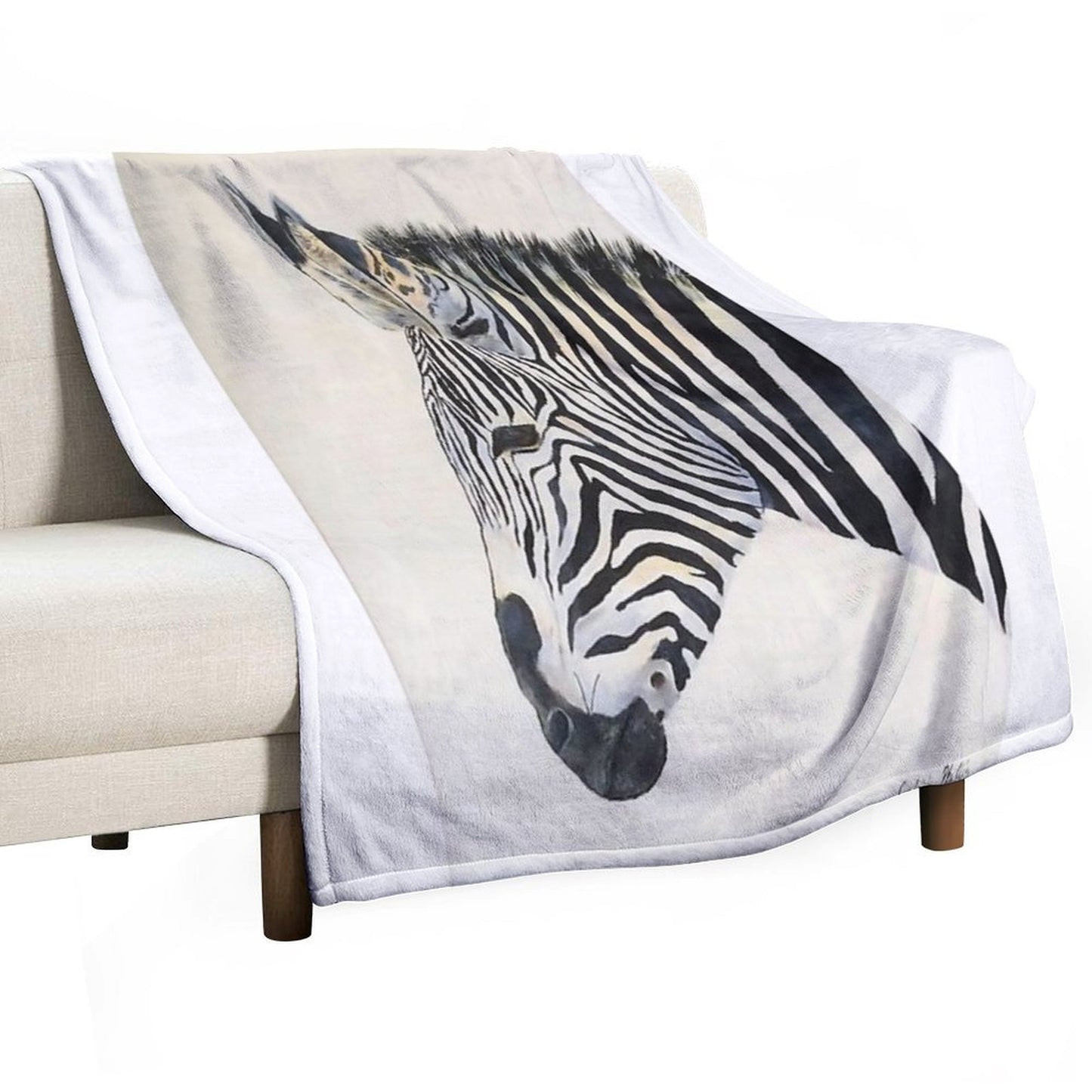 Zebra Eco-conscious Throw Blanket