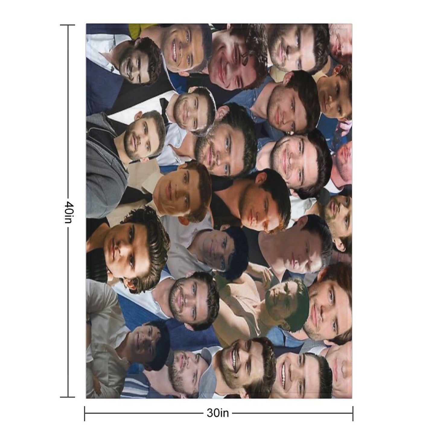 DavidCorenswet Photo Collage Sustainable Throw Blanket