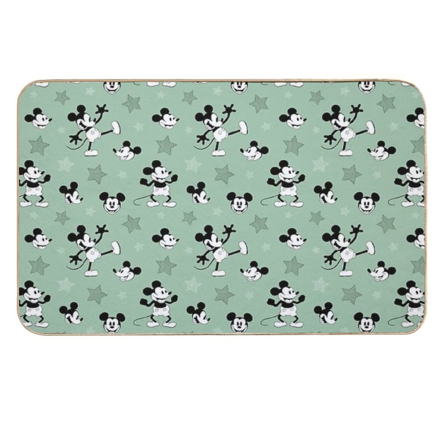 Steamboat Mickey Pattern Eco-Friendly Bath Mat