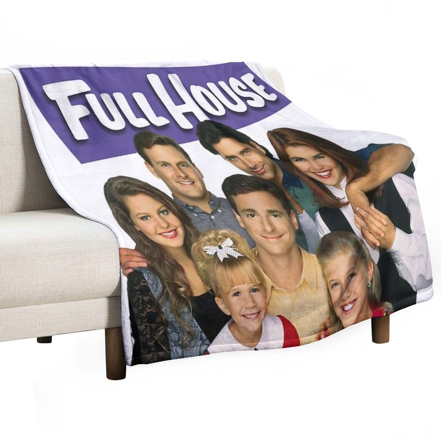 Full House Velvety-soft Throw Blanket