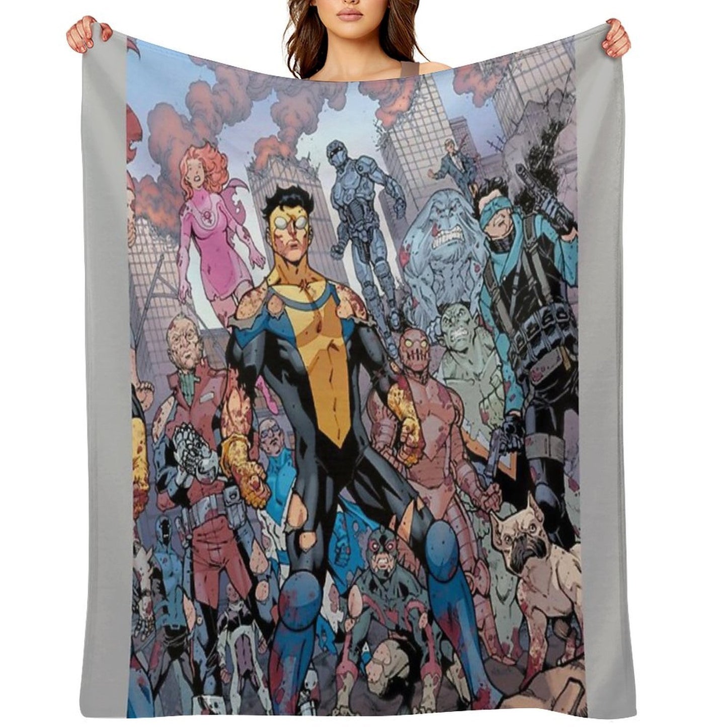 Invincible Shrink-resistant Throw Blanket