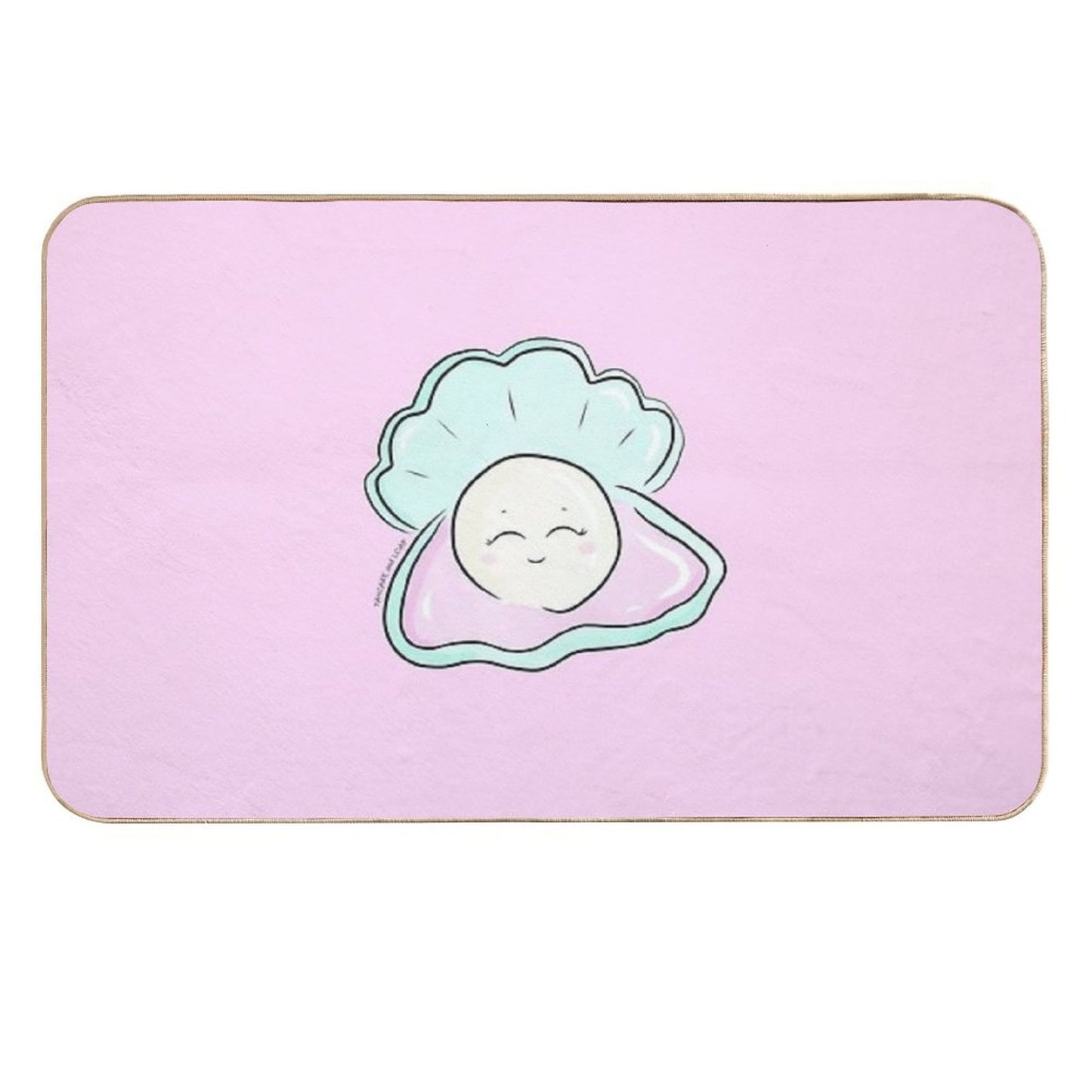 Happy Pearl Oyster Versatile Bath Mat
