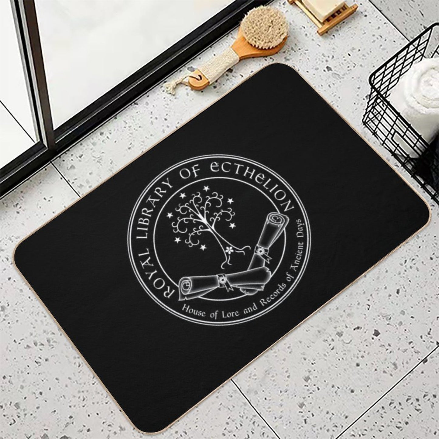 Royal Library of Ecthelion Pet-Safe Bath Mat