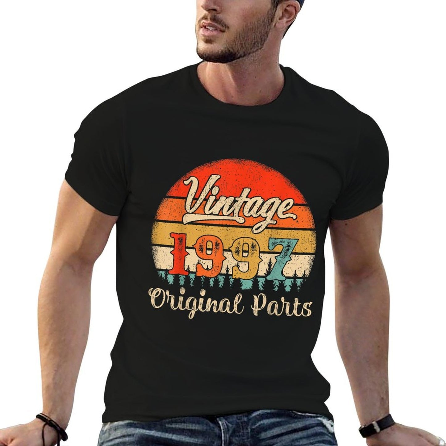 25 Years Old Vintage 1997 Original Parts 25th Birthday Lightweight T-Shirt