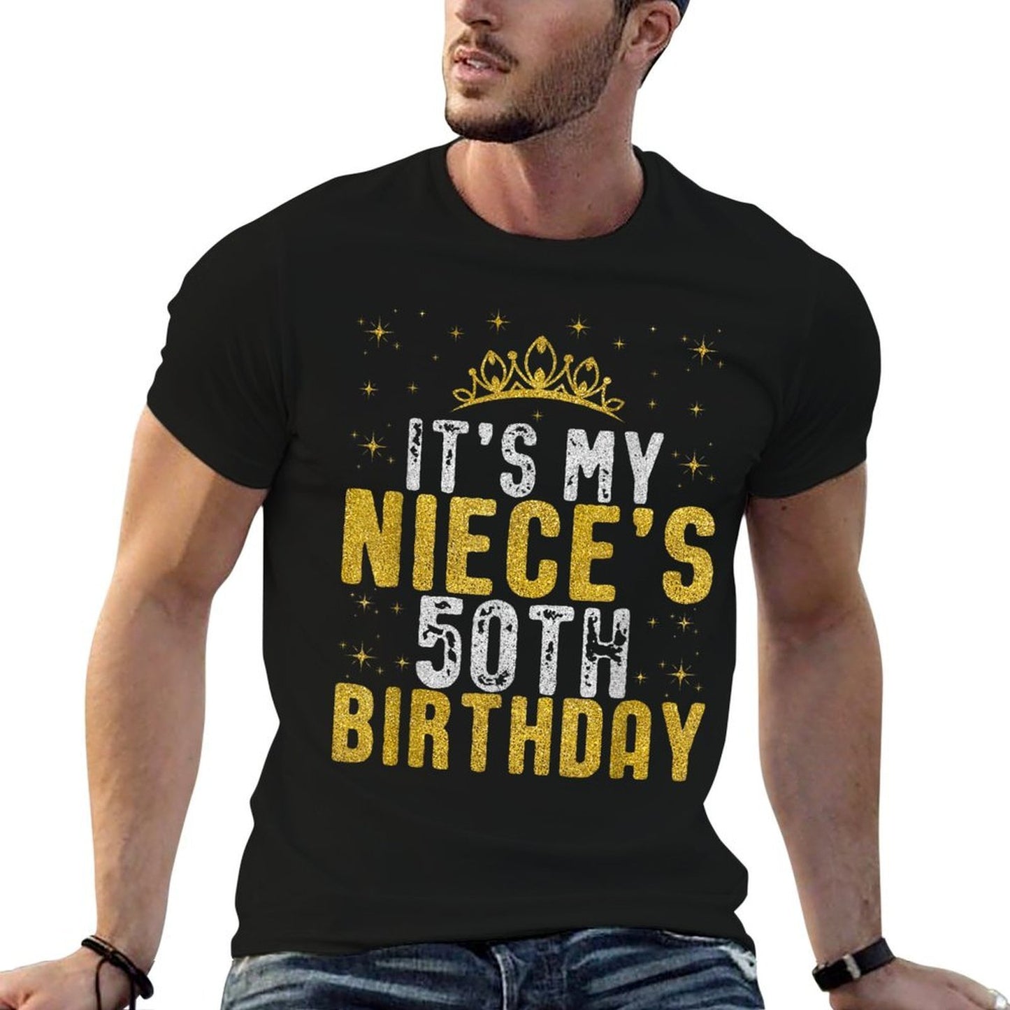 Happy It's My Niece's 50th Birthday 1975 50 Years Old Lightweight T-Shirt