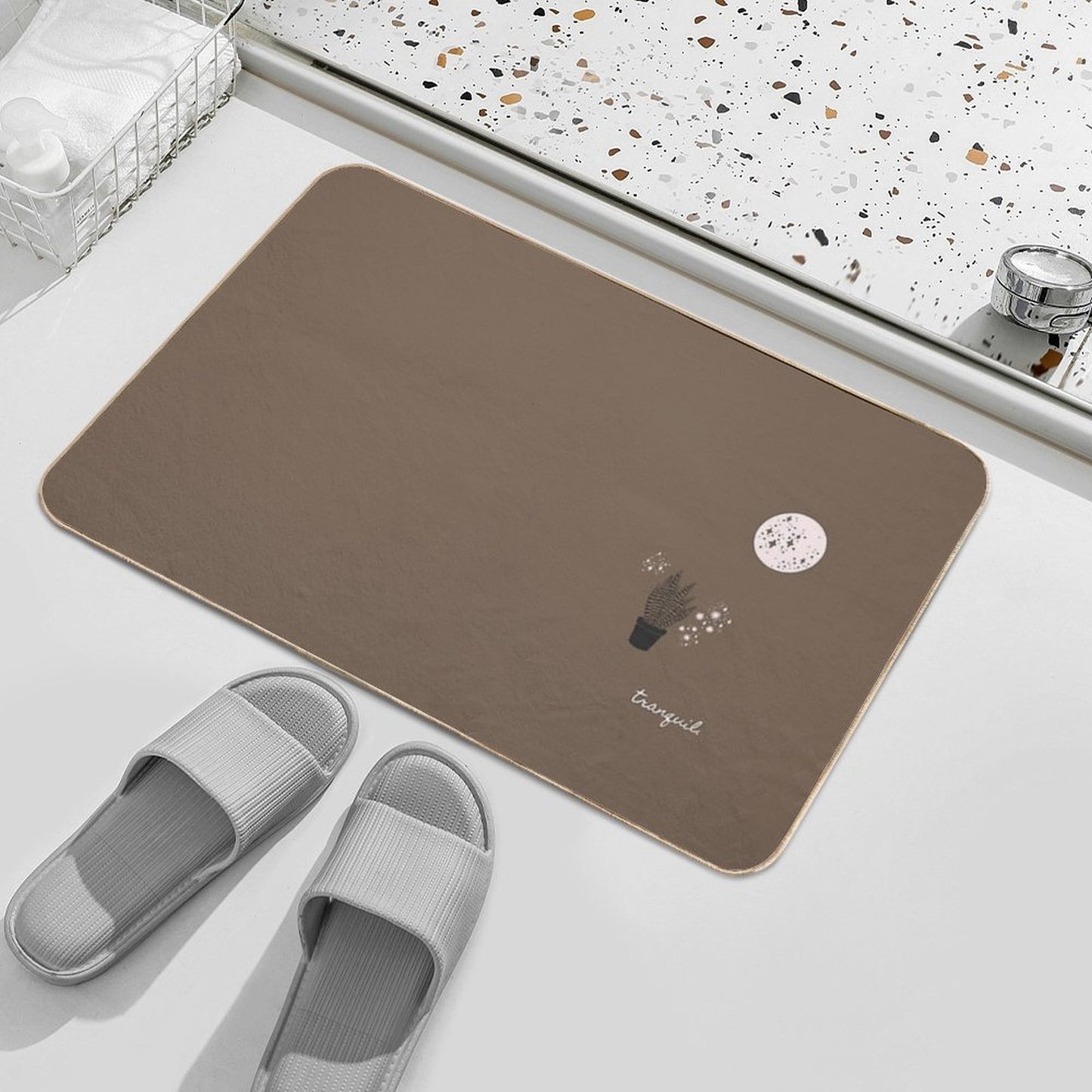 Tranquil. Easy Maintenance Bath Mat