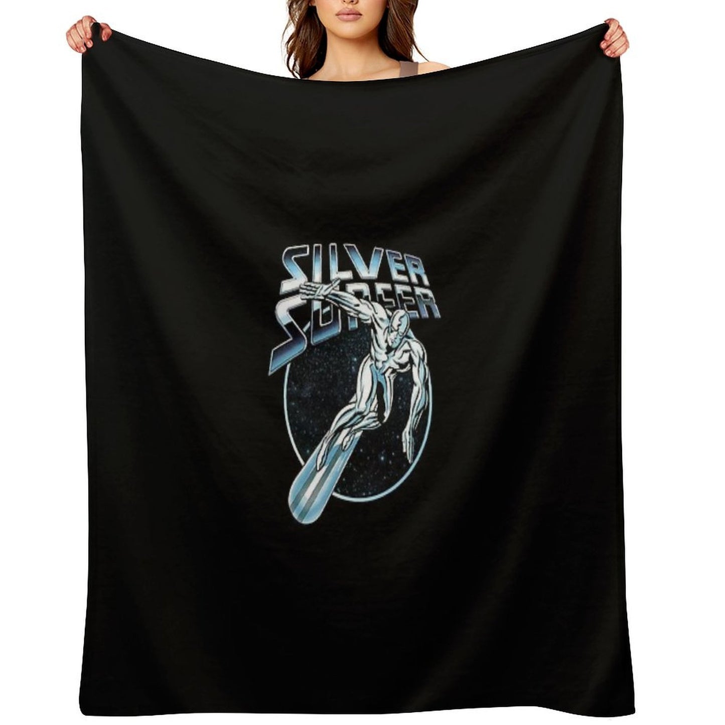 Silver Surfer Multi-functional Throw Blanket