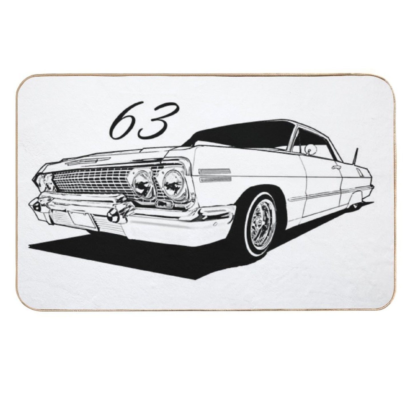 63 Impala Pet-Safe Bath Mat