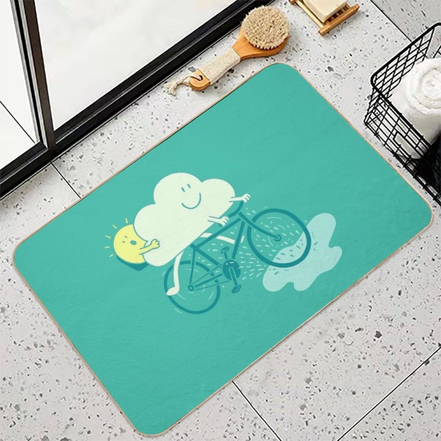 Weather Cycles Fade-Resistant Bath Mat