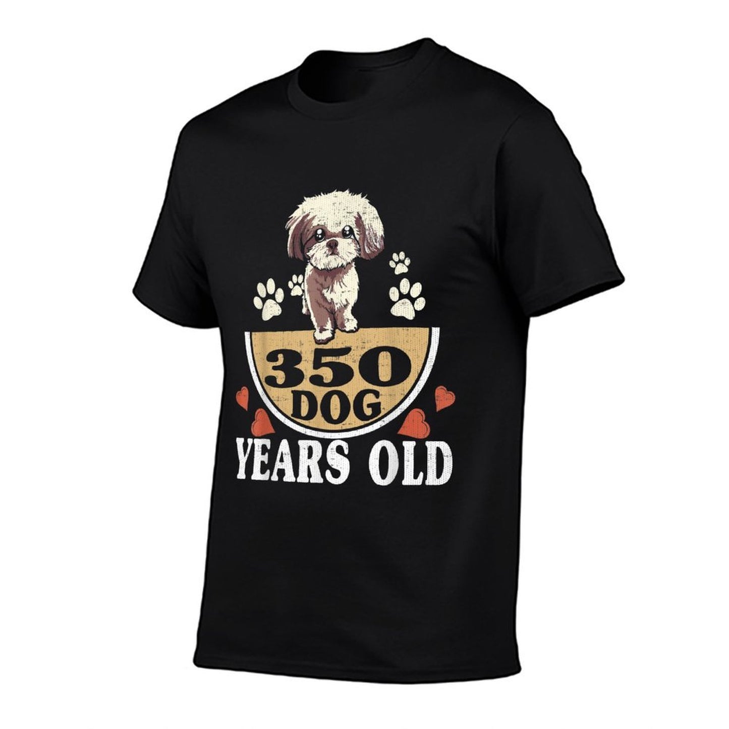 50th Birthday Gift, Funny 350 Dog Years Old Graphic-printed T-Shirt