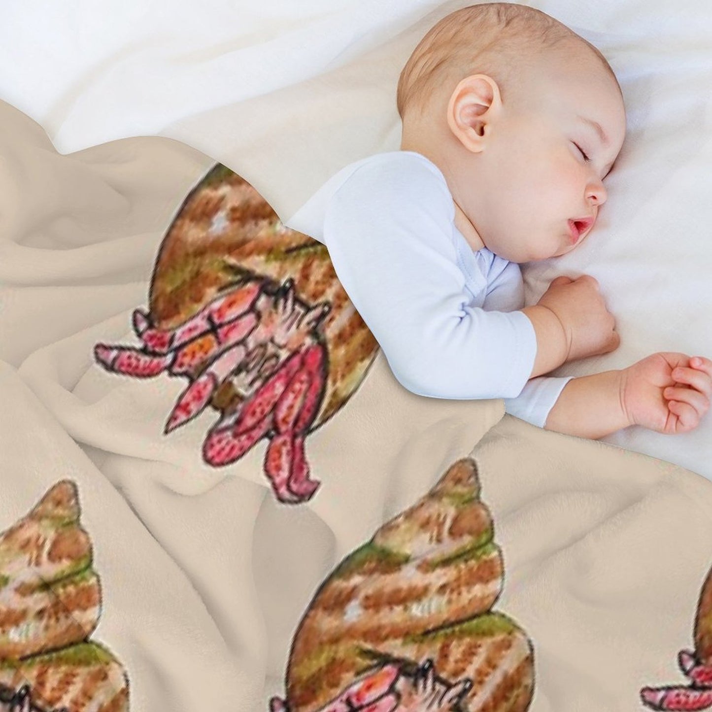 Hermit The Crab All-season Throw Blanket