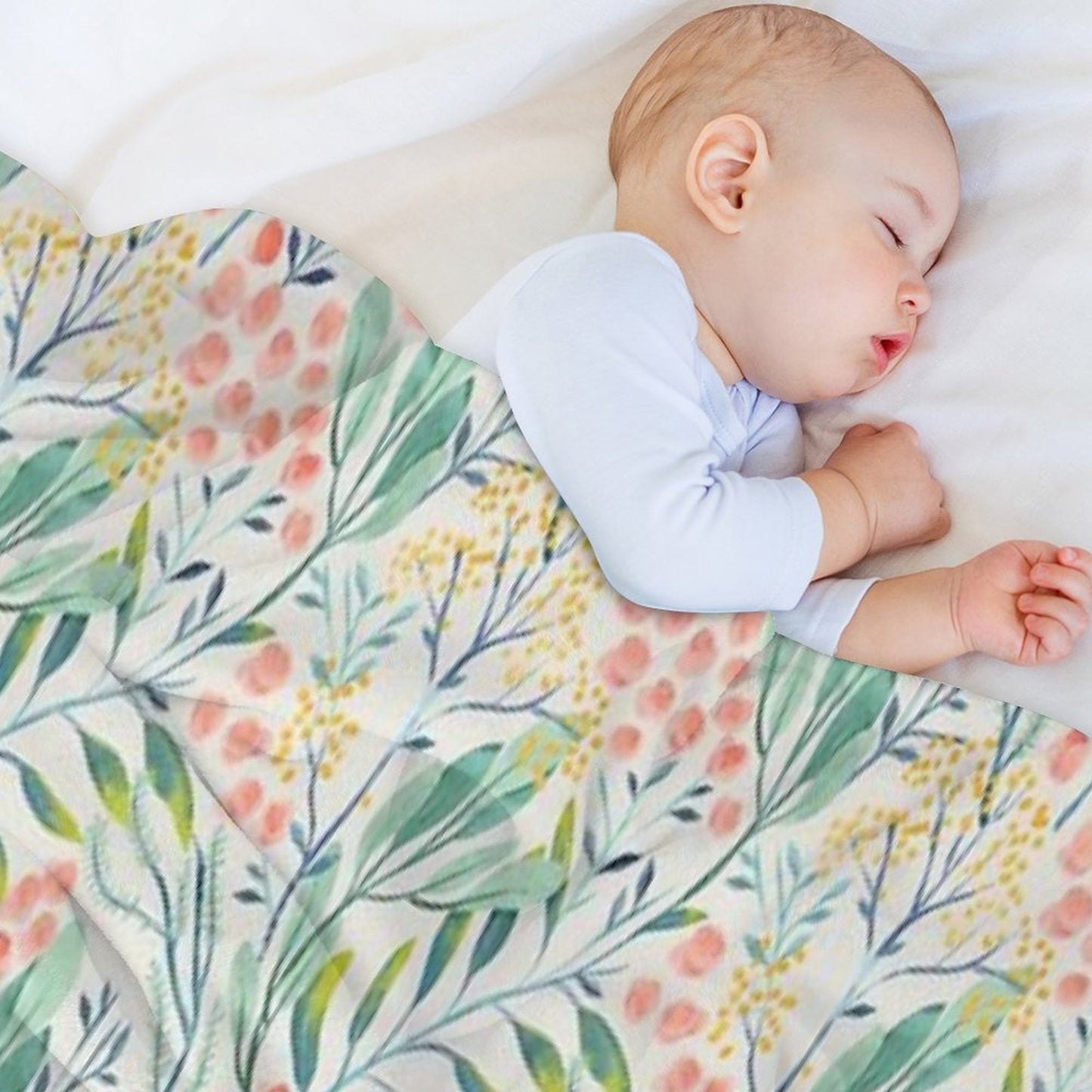 Botanical Garden Compact Throw Blanket