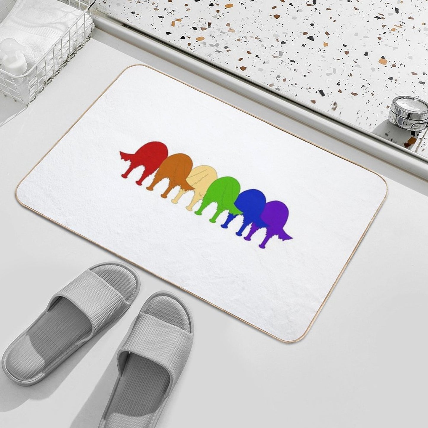 Golden Ratio Pride Pet-Safe Bath Mat