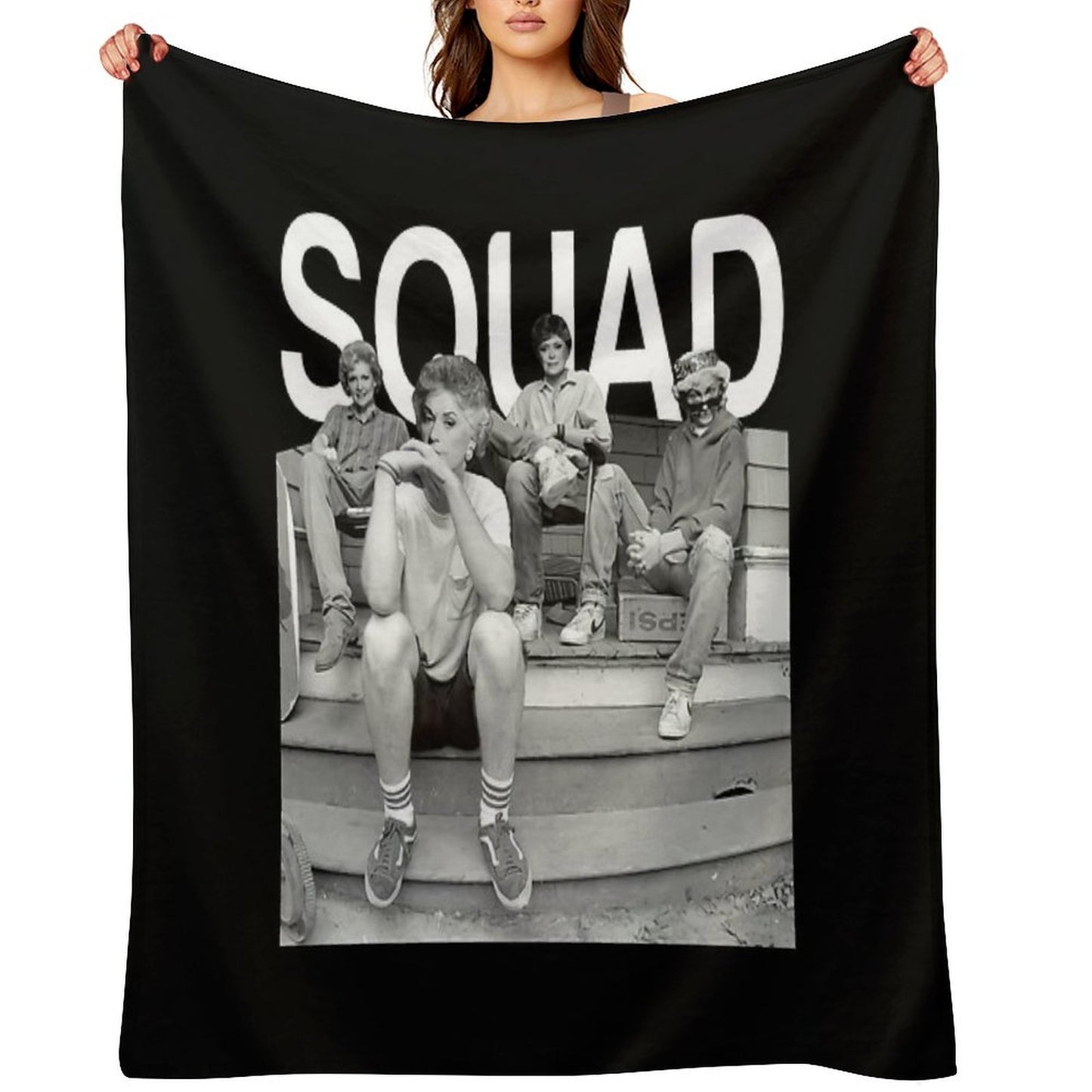 Copy of Stay Golden Plush Throw Blanket