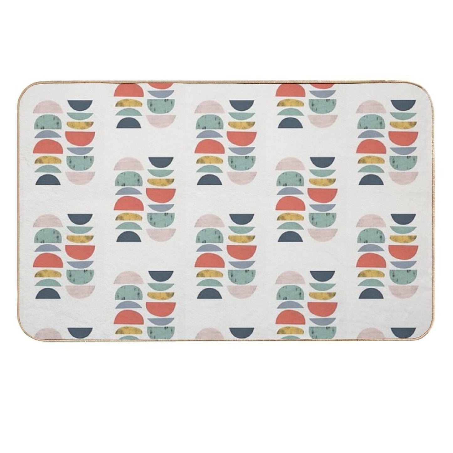 Mid Century Retro Versatile Bath Mat
